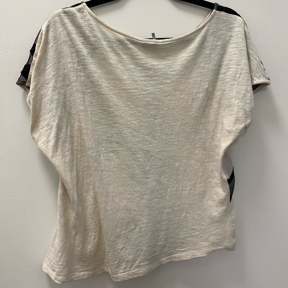 Sparkle and fade black and beige cropped top - Picture 4 of 4